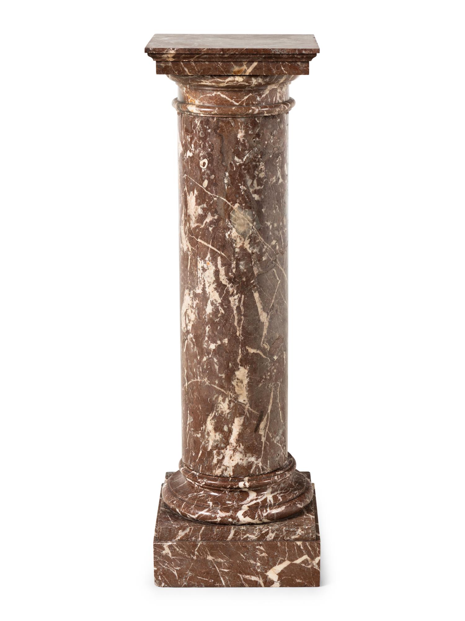 A Continental Marble Pedestal