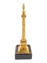 Four Bronze Models of the Colonne Vendôme