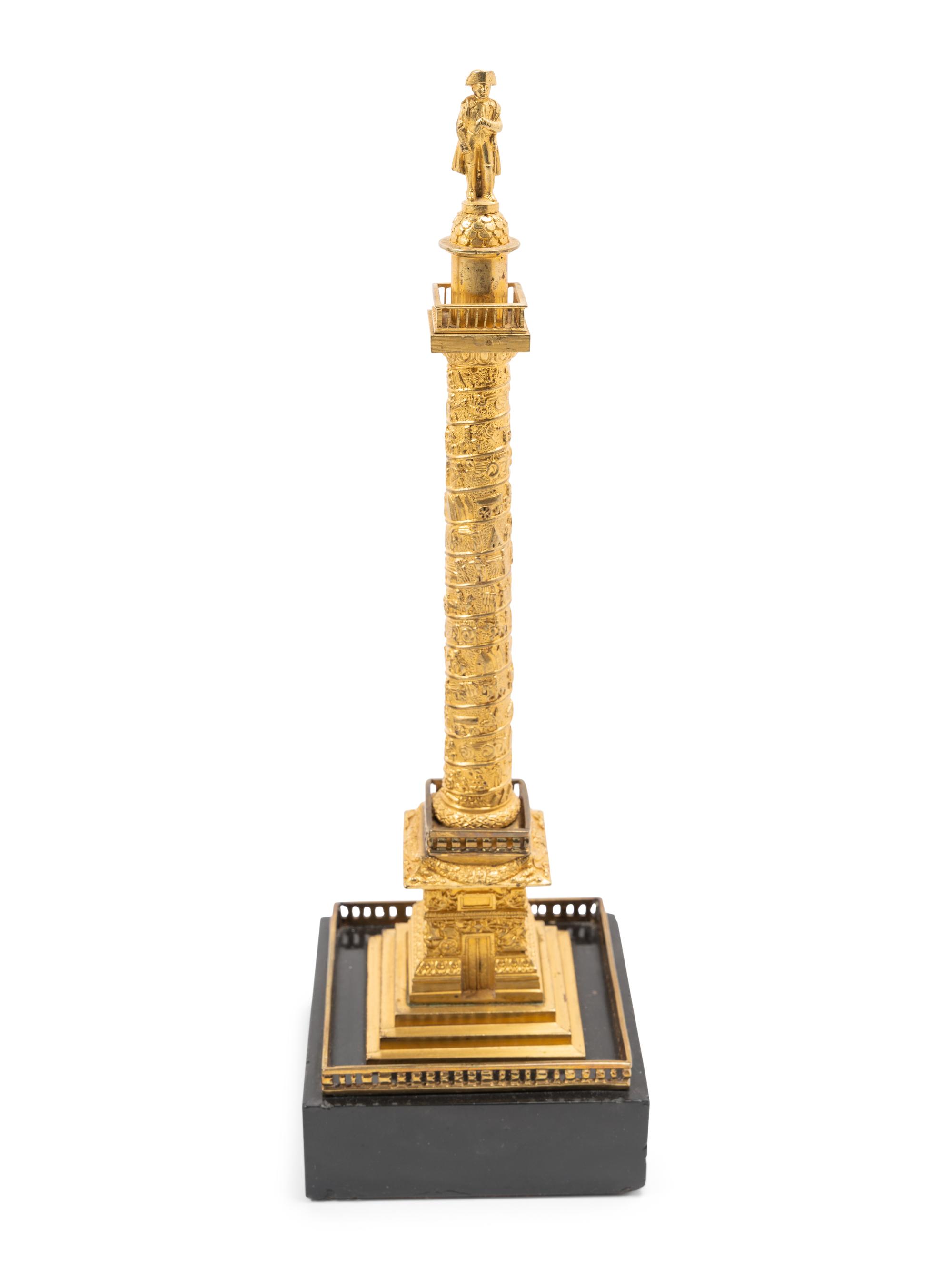 Four Bronze Models of the Colonne Vendôme