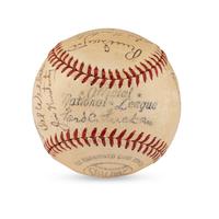 A 1951 Philadelphia Phillies Team Signed Autograph Baseball