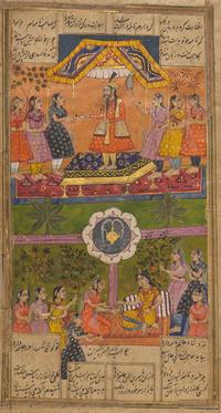 Two Indian Miniature Paintings, 20th Century
