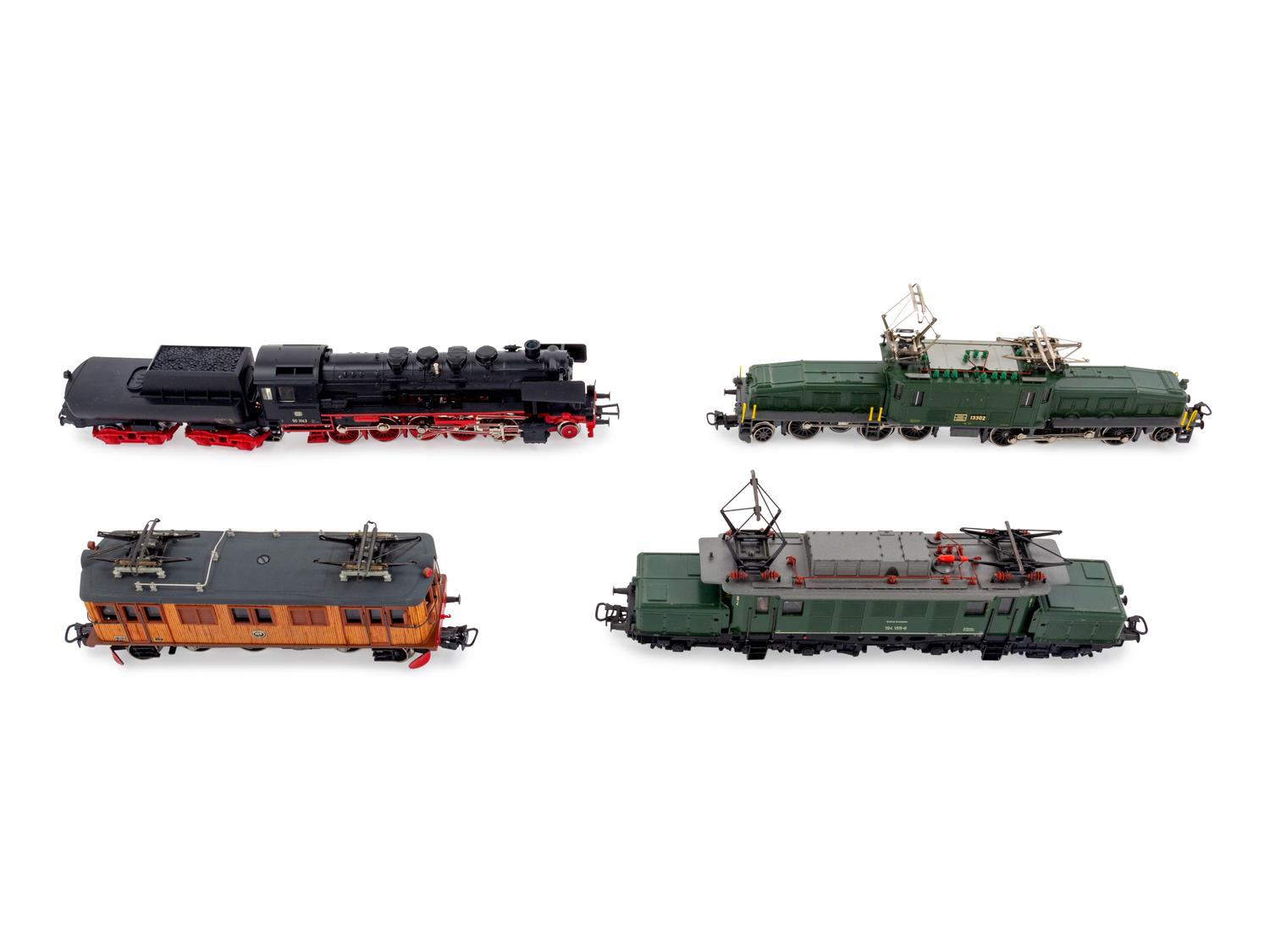 A Group of Four Factory Boxed Marklin HO-Gauge Locomotives