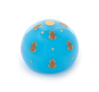 Baccarat, , an Opaline Agate gilded honeybees surface-design paperweight
