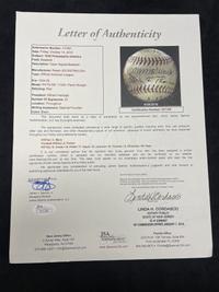 A 1938 Philadelphia Athletics Team Signed Autograph Baseball Featuring Connie Mack (JSA Letter of Authenticity)