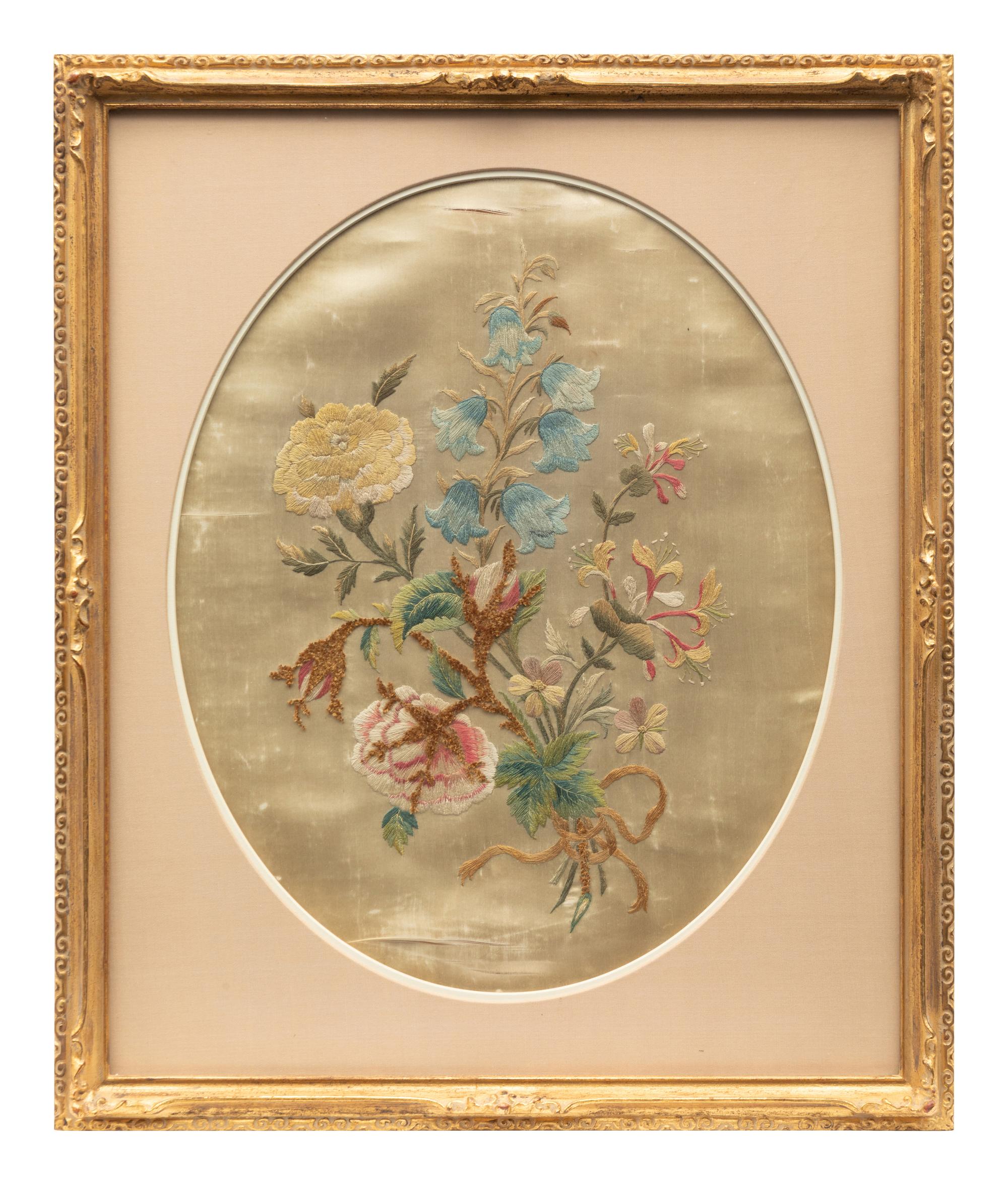 A Group of English Silk Needleworks