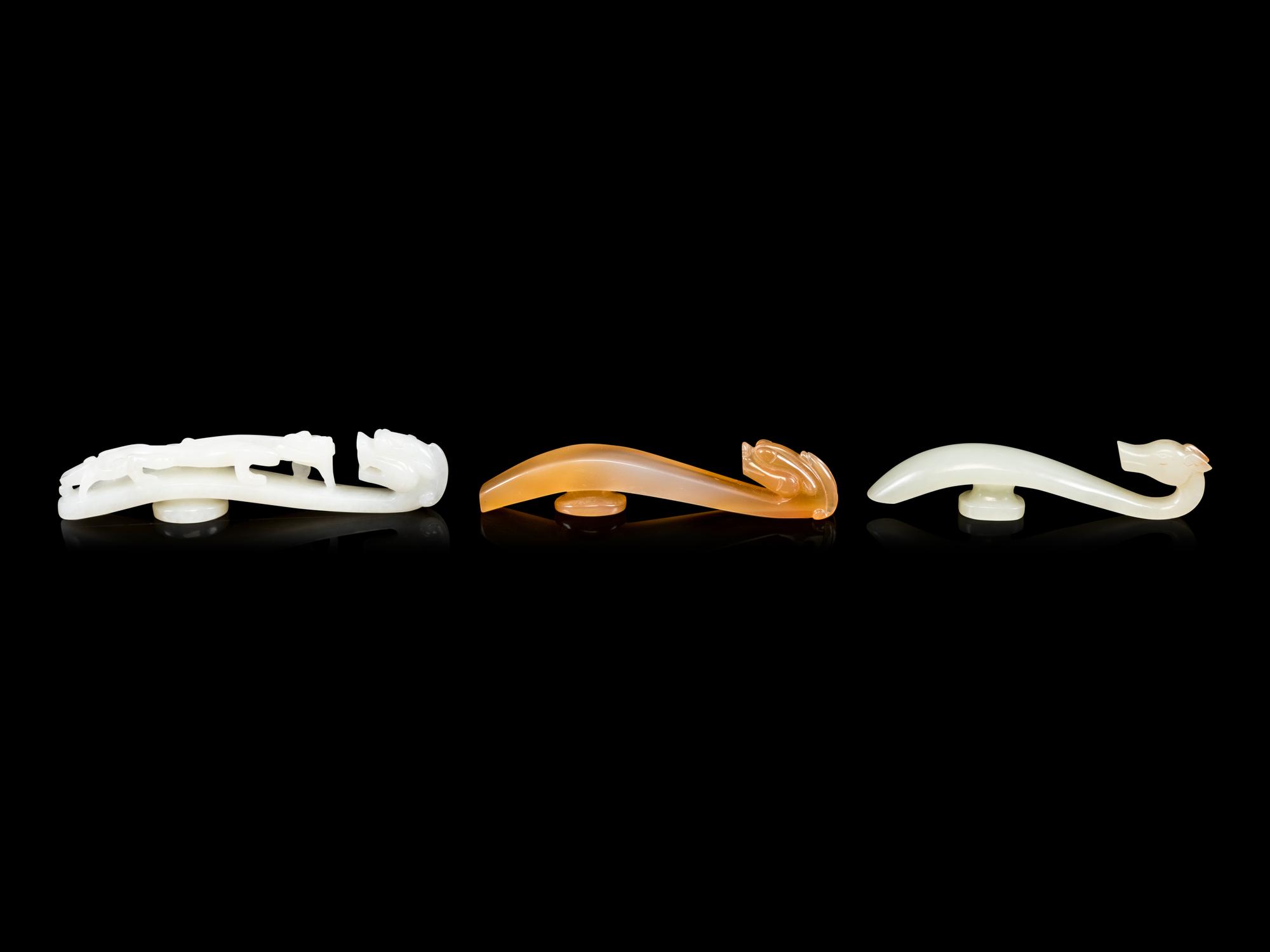 Four Chinese Jade and Agate Articles