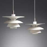 Pair of PH 6 - 6.5 Charlottenburg Pendant Lamps Louis Poulsen, Denmark