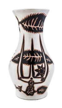 A French Glazed Ceramic Vase Height 15 1/2 inches. — JEAN LURCAT (1892-1966), CIRCA 1940