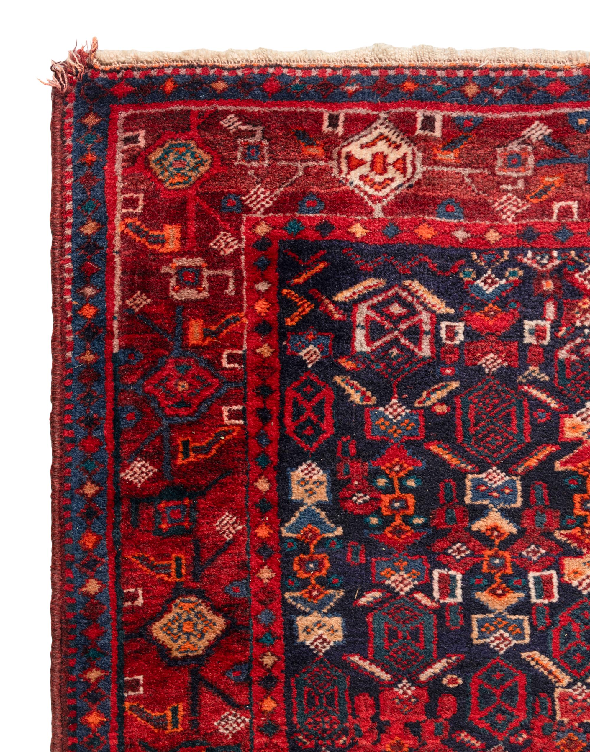 A Hamadan Wool Rug