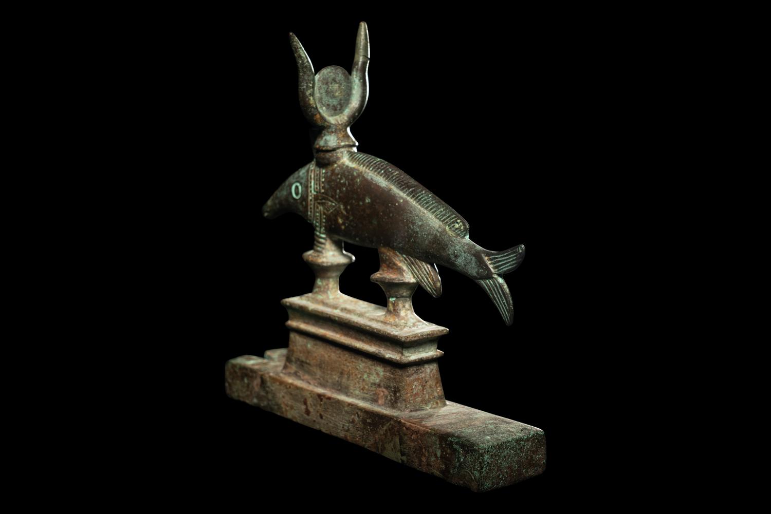 An Egyptian Bronze Oxyrhynchus Fish