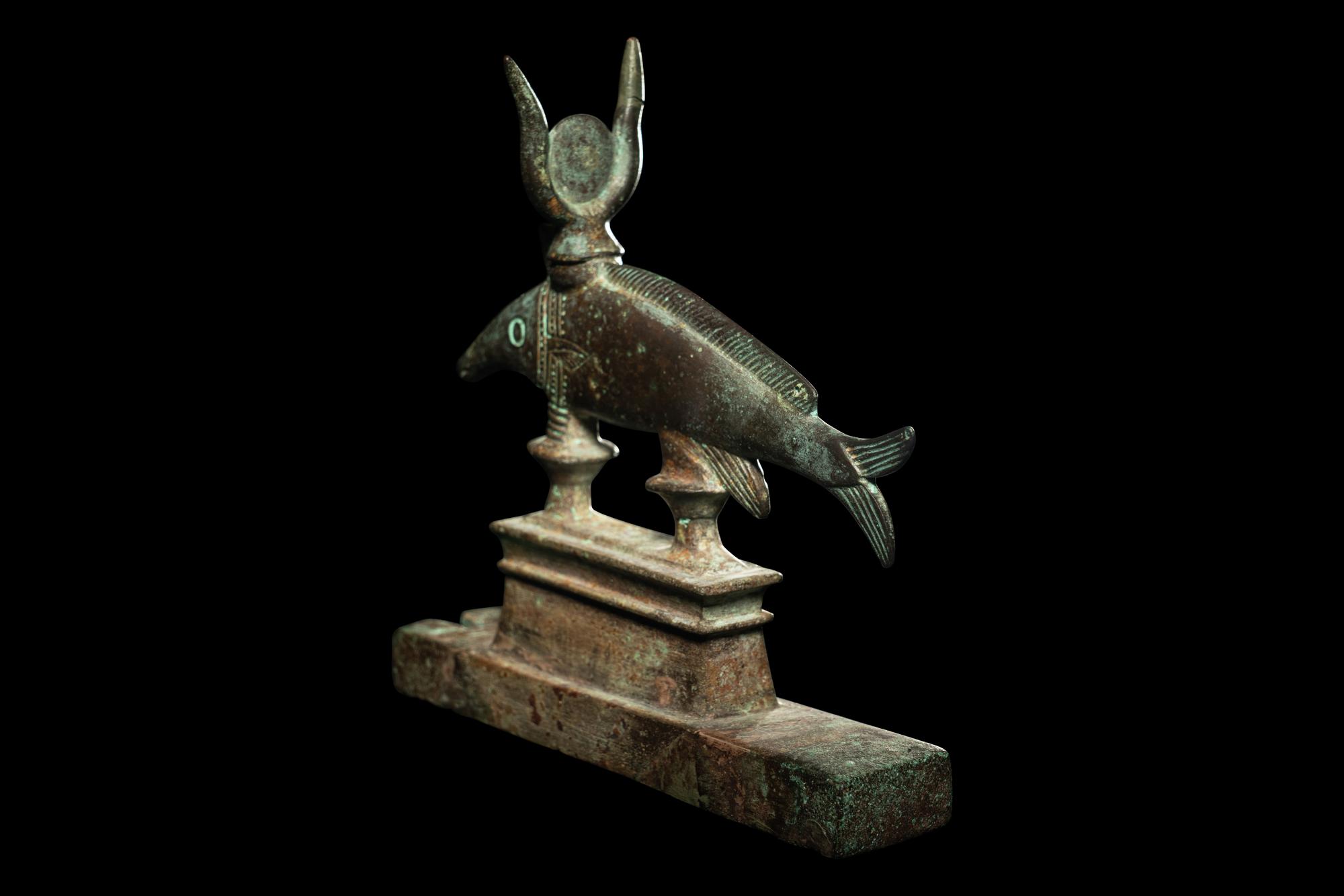 An Egyptian Bronze Oxyrhynchus Fish