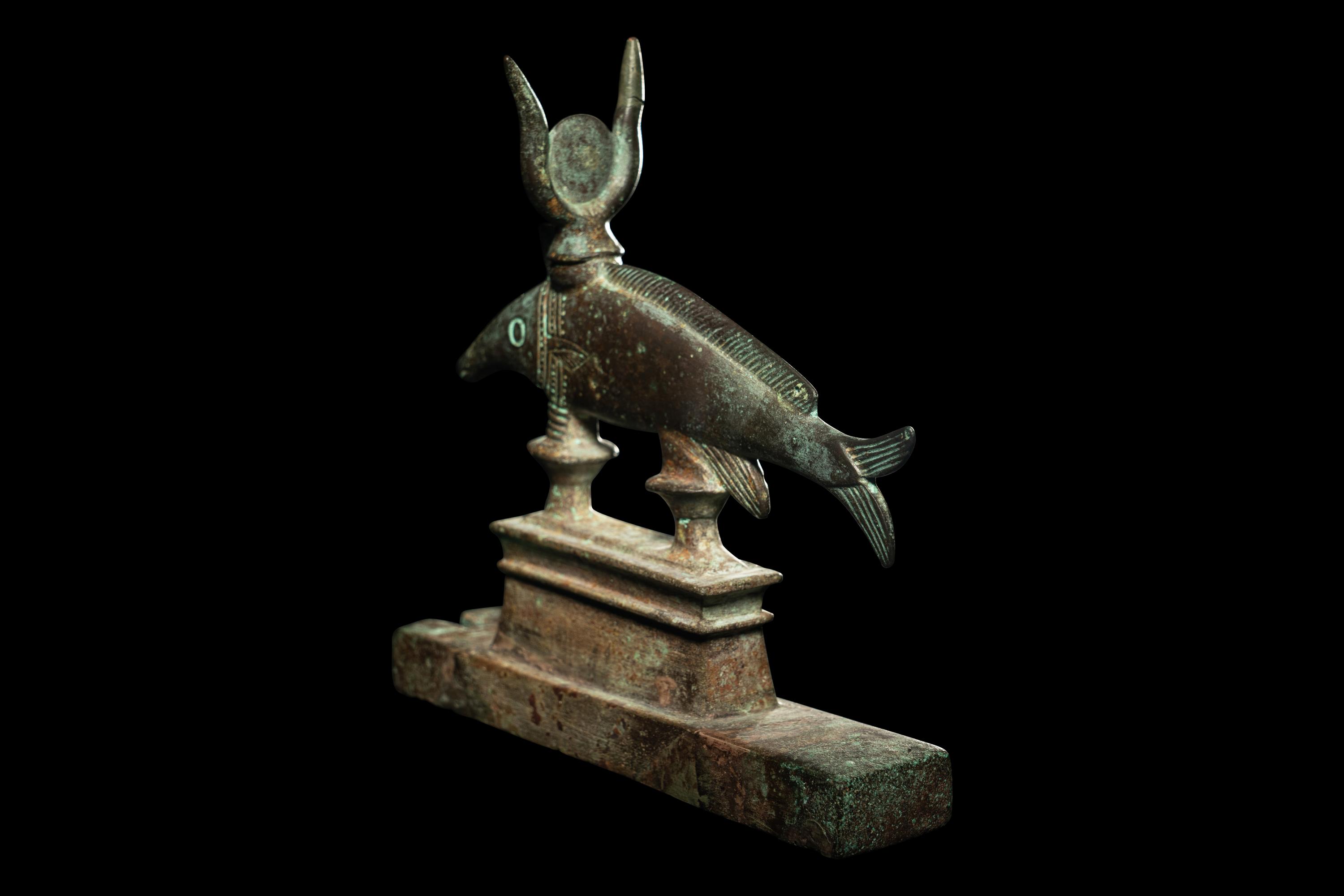 An Egyptian Bronze Oxyrhynchus Fish