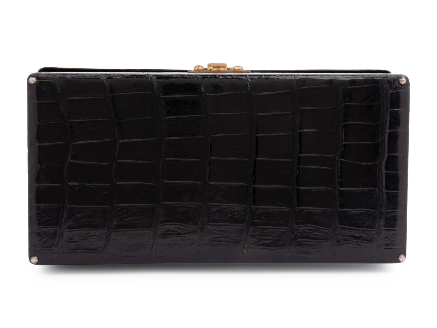 Hermès Crocodile Sac Mallette 26cm, c1956