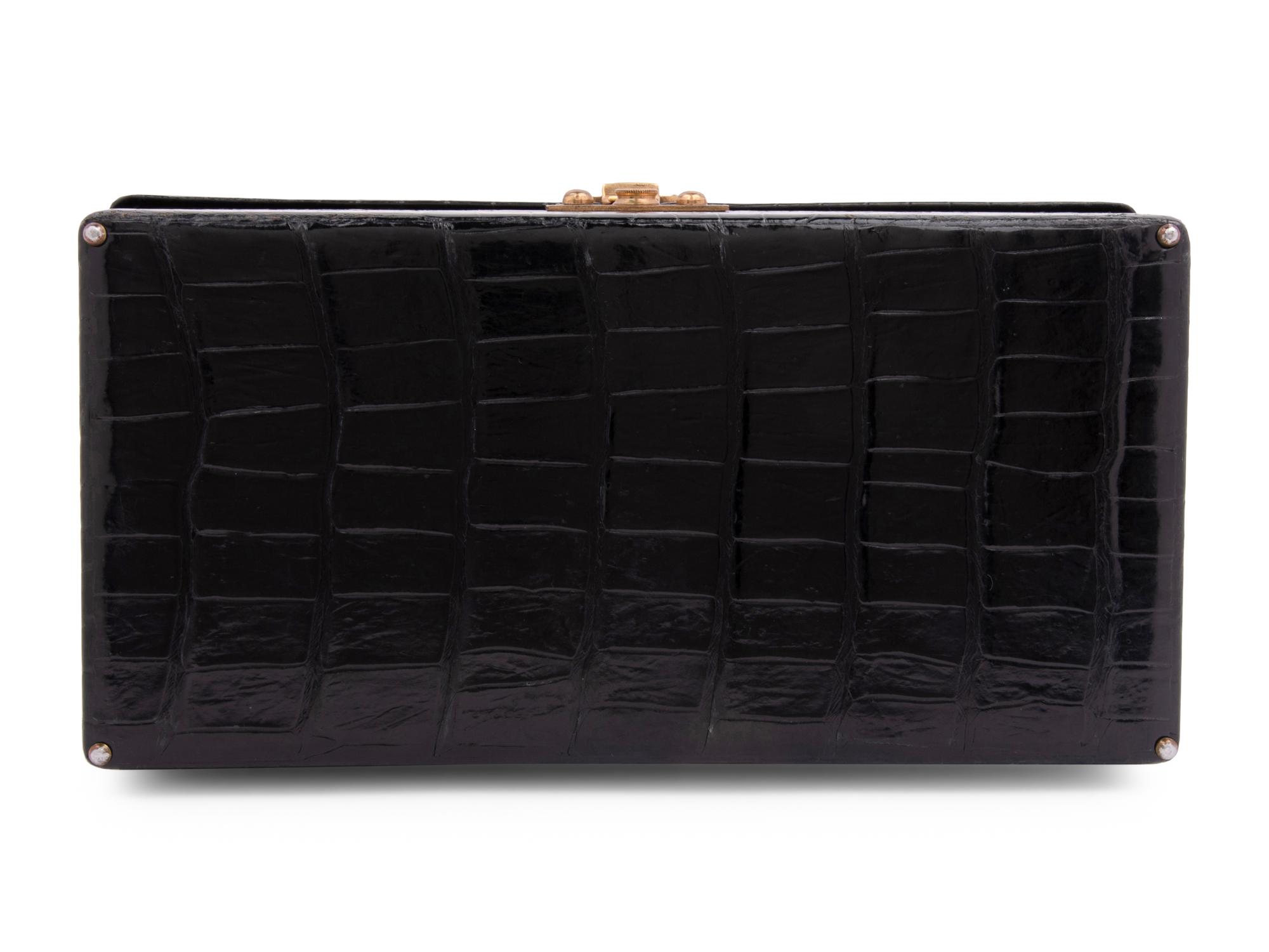 Hermès Crocodile Sac Mallette 26cm, c1956
