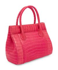 Nancy Gonzalez Pink Crocodile Bag, 2000s