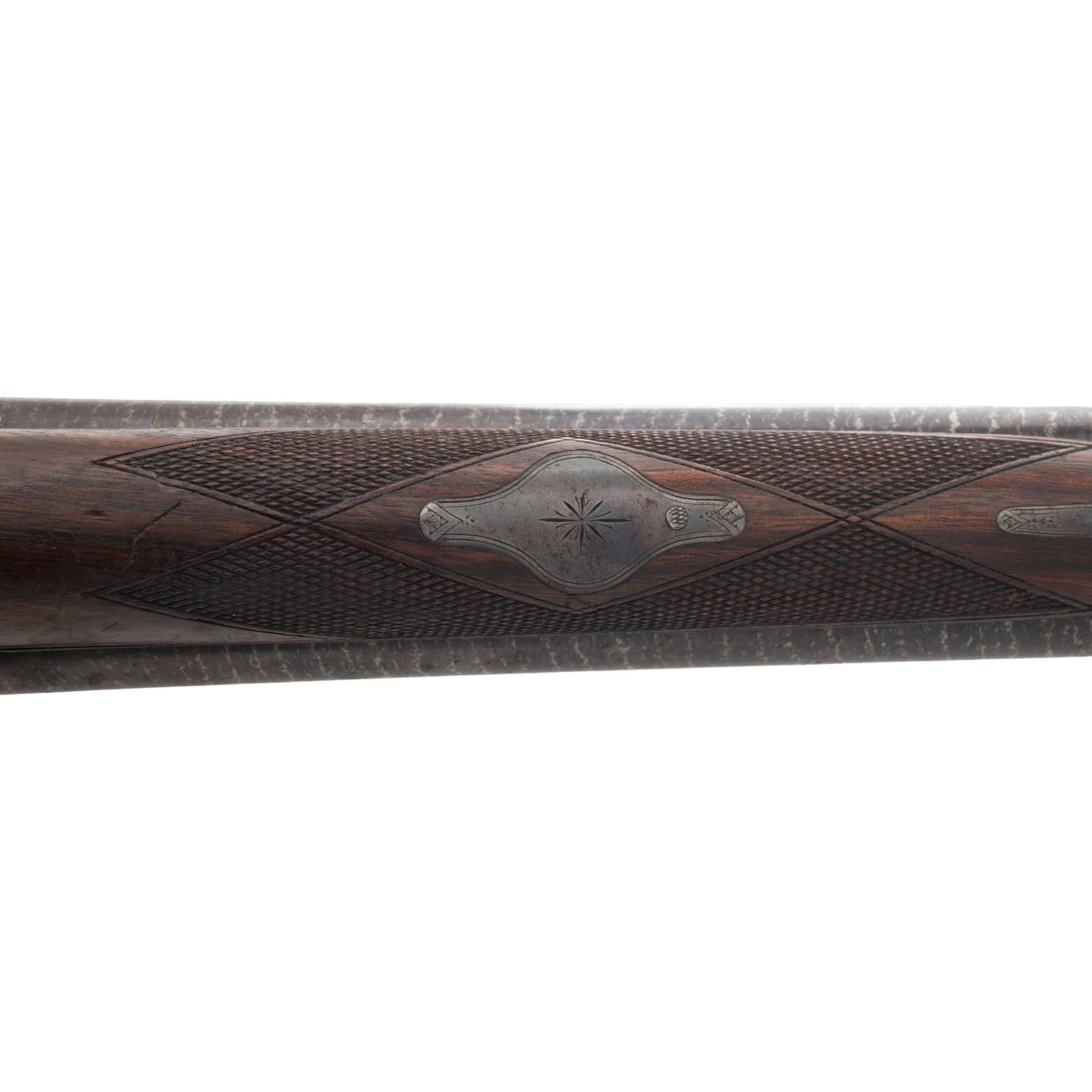 **F-Grade Lefever Arms Company SxS Hammerless Shotgun with Twist Steel Barrels