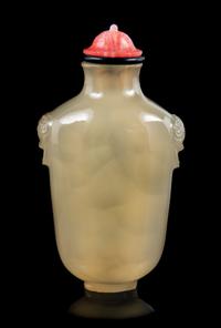 An Agate Snuff Bottle Height 2 7/8 inches. — 18TH/19TH CENTURY
