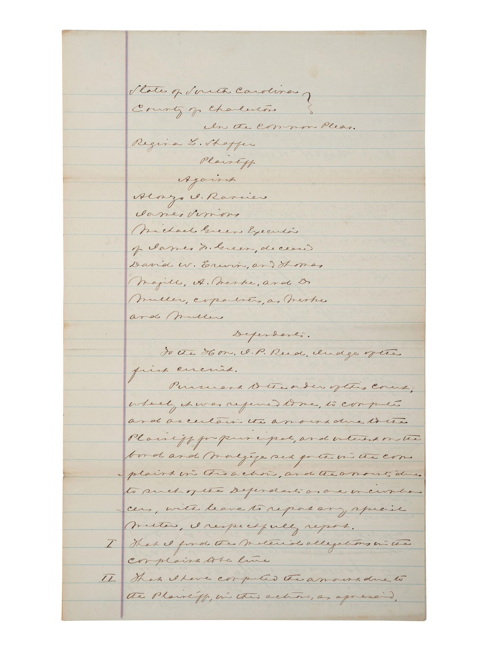 [POLITICS IN AMERICA]. A group of 8 items related to early African American politicians and government officials including Reconstruction-era Congressmen and attorneys.
