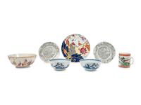 Seven Chinese Export Porcelain Articles