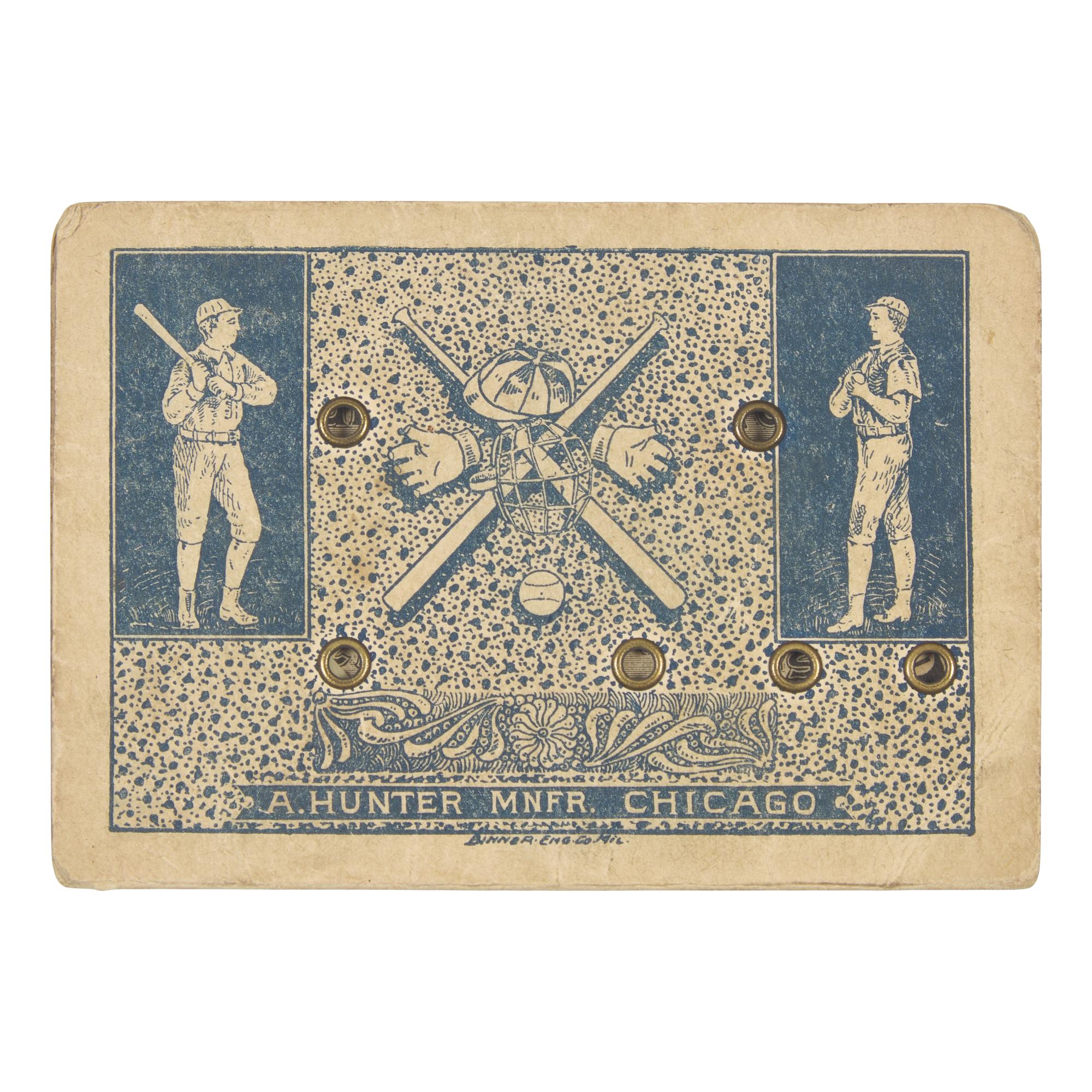 [Baseball] Hunter's Pocket Base Ball Score Card