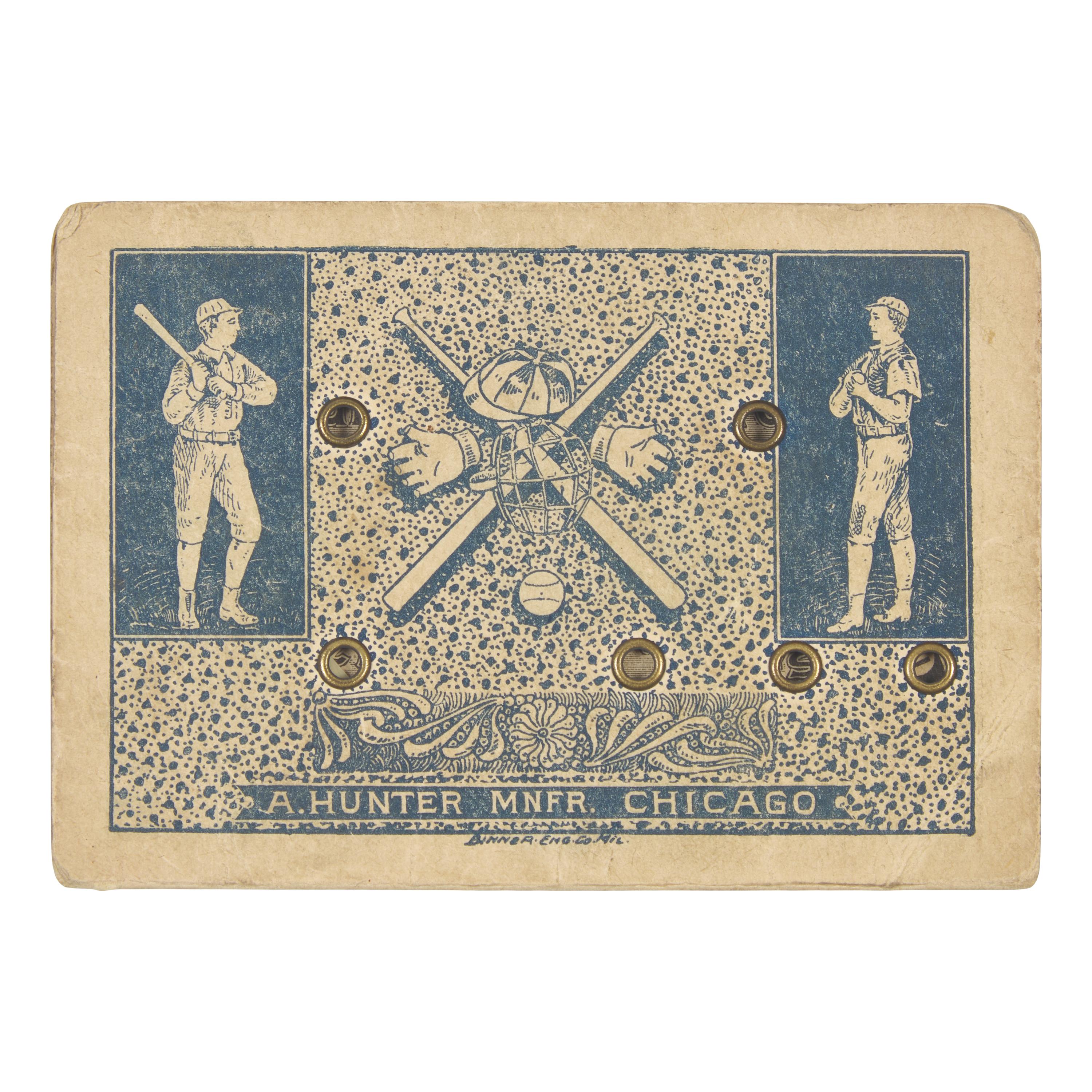 [Baseball] Hunter's Pocket Base Ball Score Card