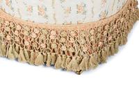 A Napoleon III Style Custom Upholstered Button-Tufted Tub Chair