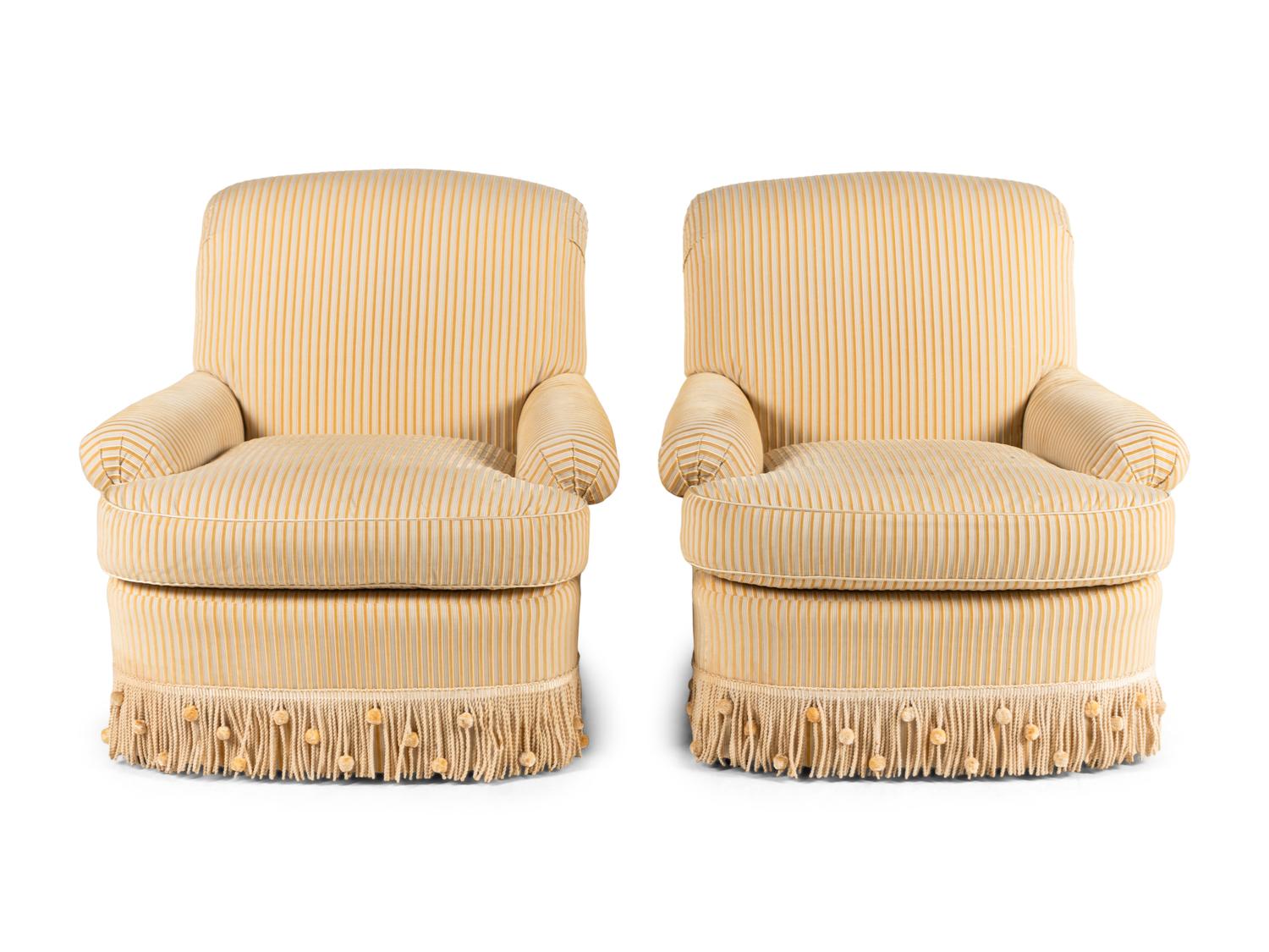 A Pair of Bridgewater Style Armchairs