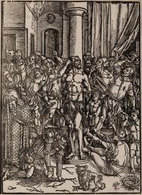 Albrecht Dürer, (German, 1471-1528), The Scourging of Christ and Christ on the Mount of Olives