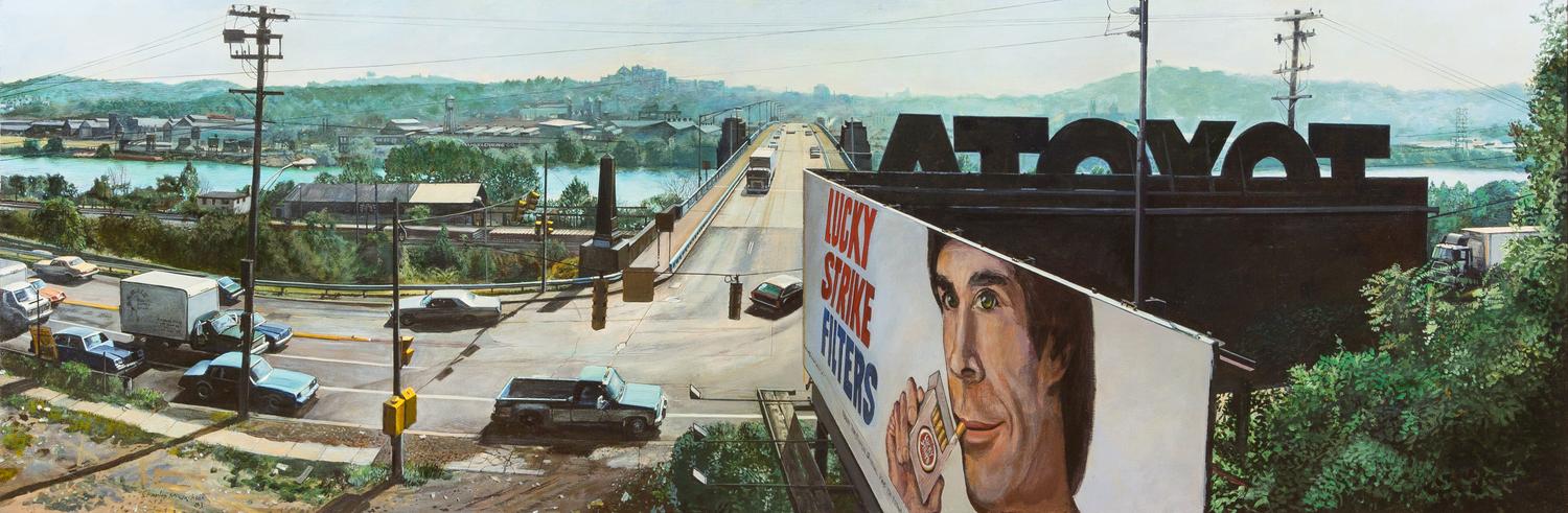 Charles Jackson, (American, b. 1929), Washington Crossing Bridge,Pittsburgh, PA, 1983
