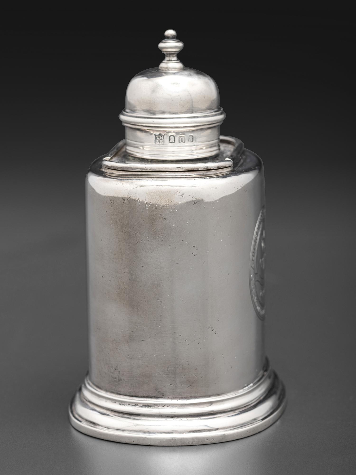 An English Silver Tea Caddy