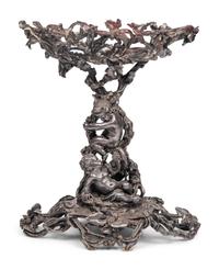 A Napoleon III Electroplated Bronze Centerpiece