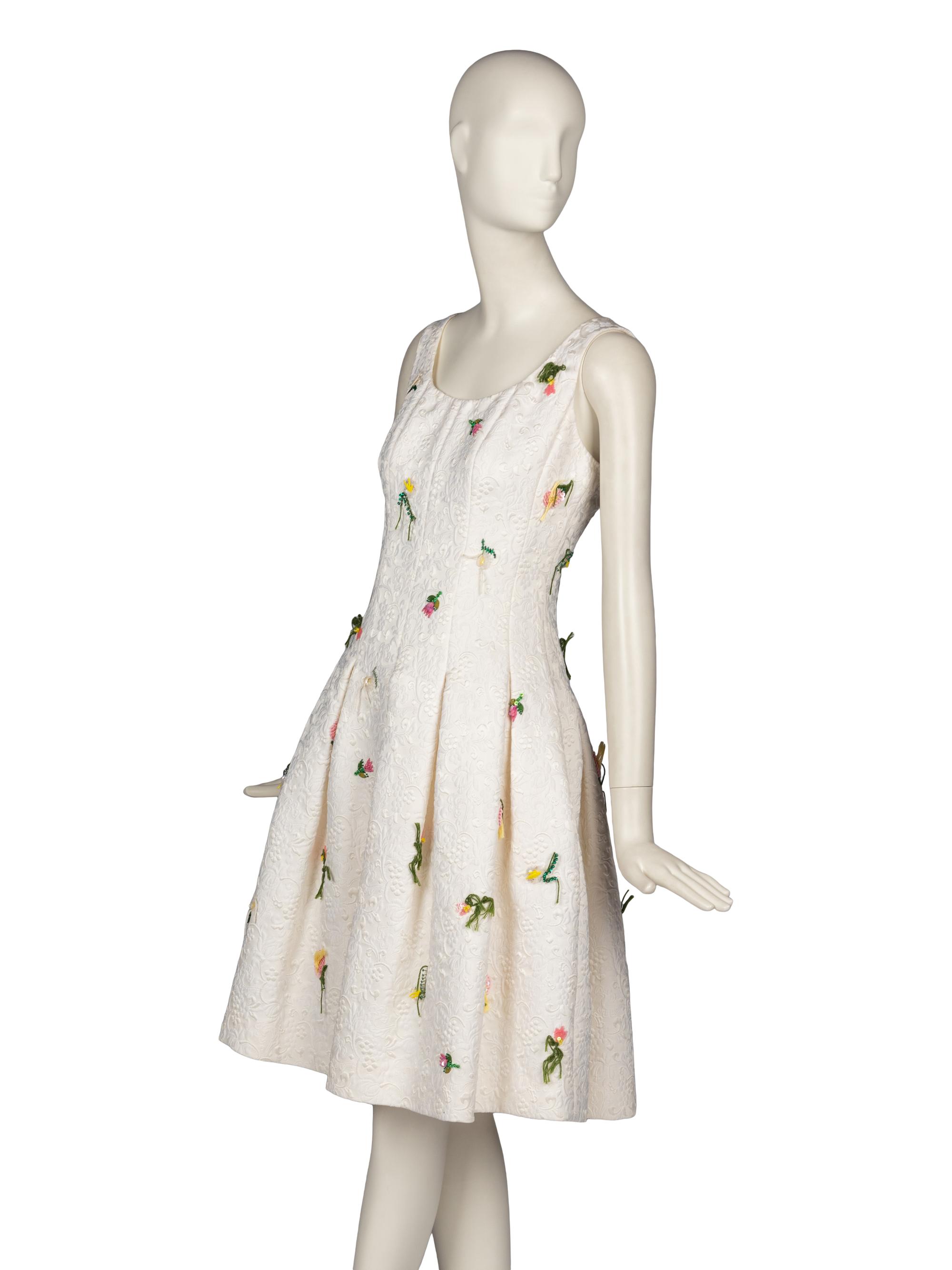 Oscar de la Renta Floral Dress