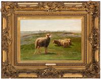 Sheep in a Meadow (Moutons dans un pré)