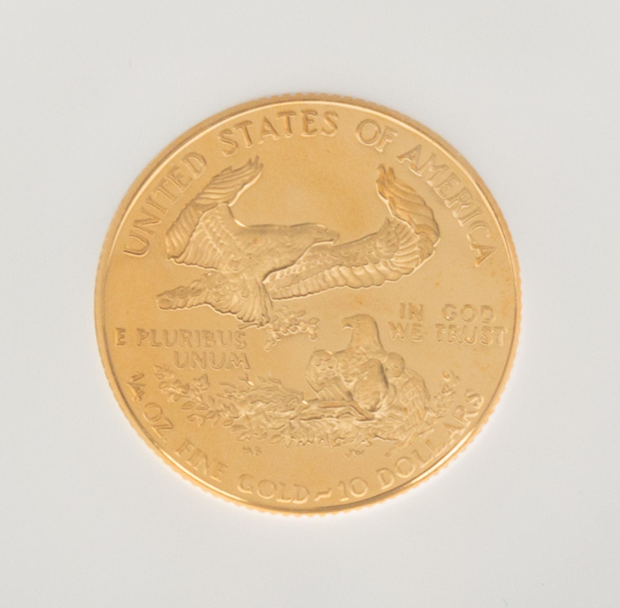 A United States 1991-P Eagle $10 Gold Proof