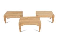 A Teak Outdoor Nine-Piece Furniture Suite