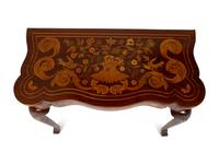 A Dutch Marquetry Flip-Top Table