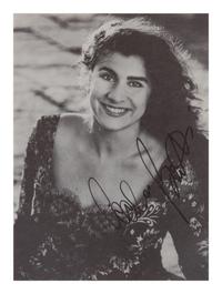 [20TH-CENTURY OPERA SINGERS]. A group of 6 signed photographs or photographic prints of opera singers from the 1970s-1990s, comprising images of:
