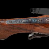 **Highly Embellished Walter Glaser Farquharson Action Rifle Deep Relief Engraved By Alvin A. White with Thomas Shelhamer Stock in .257 Roberts