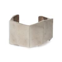 TIFFANY & CO., FRANK GEHRY, STERLING SILVER GEOMETRIC CUFF BRACELET