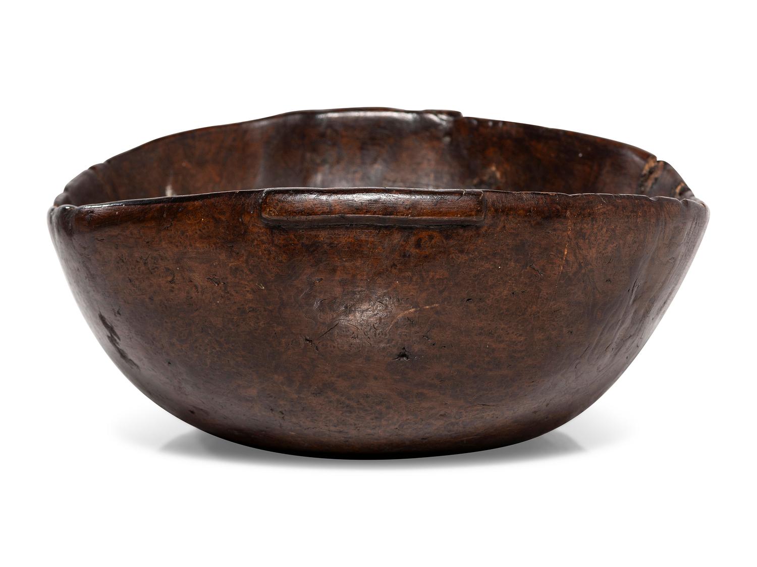 A Northeastern Maple or Ash Burlwood Bowl