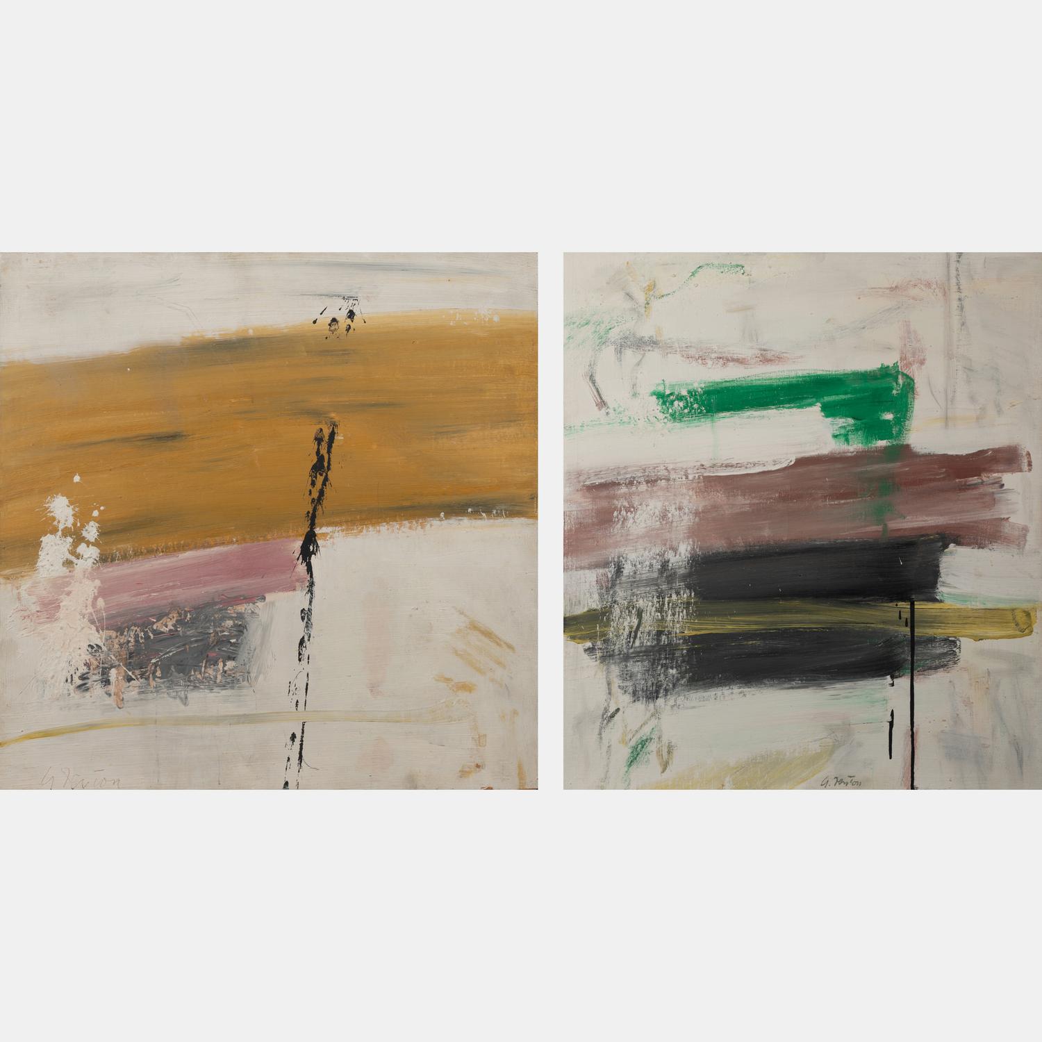 A Pair of Works, 1958 and 1962