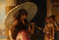 Ladies in Repose (a pair)