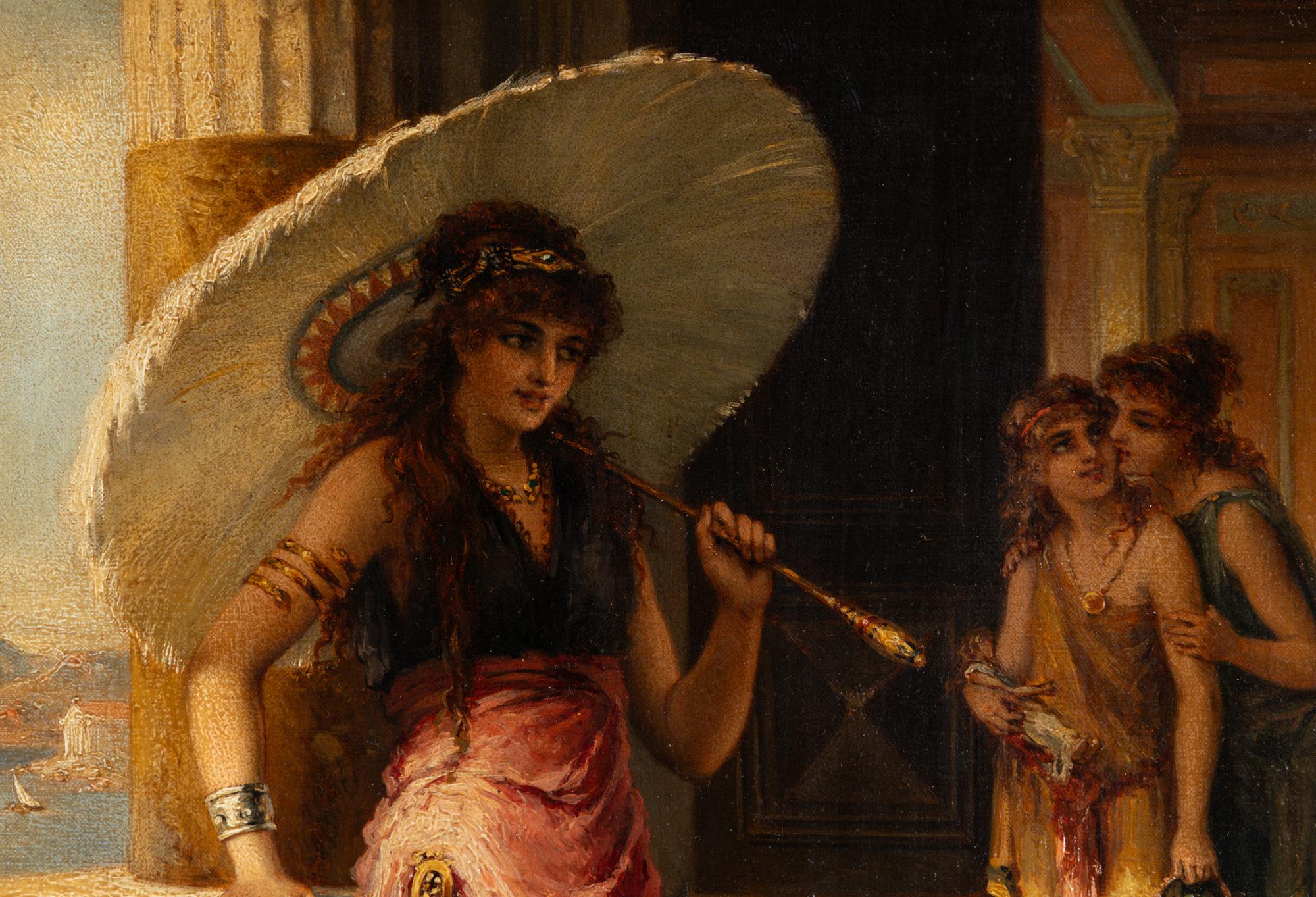Ladies in Repose (a pair)