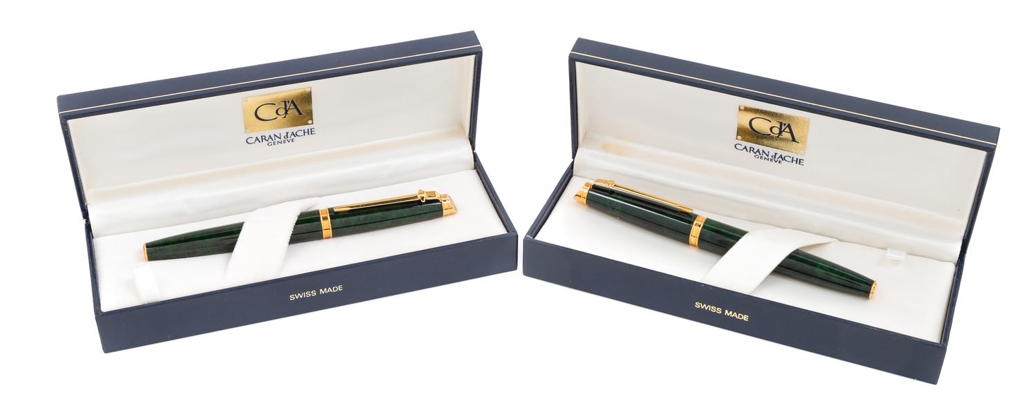 A Caran d'Ache Fountain and Ballpoint Pen Set