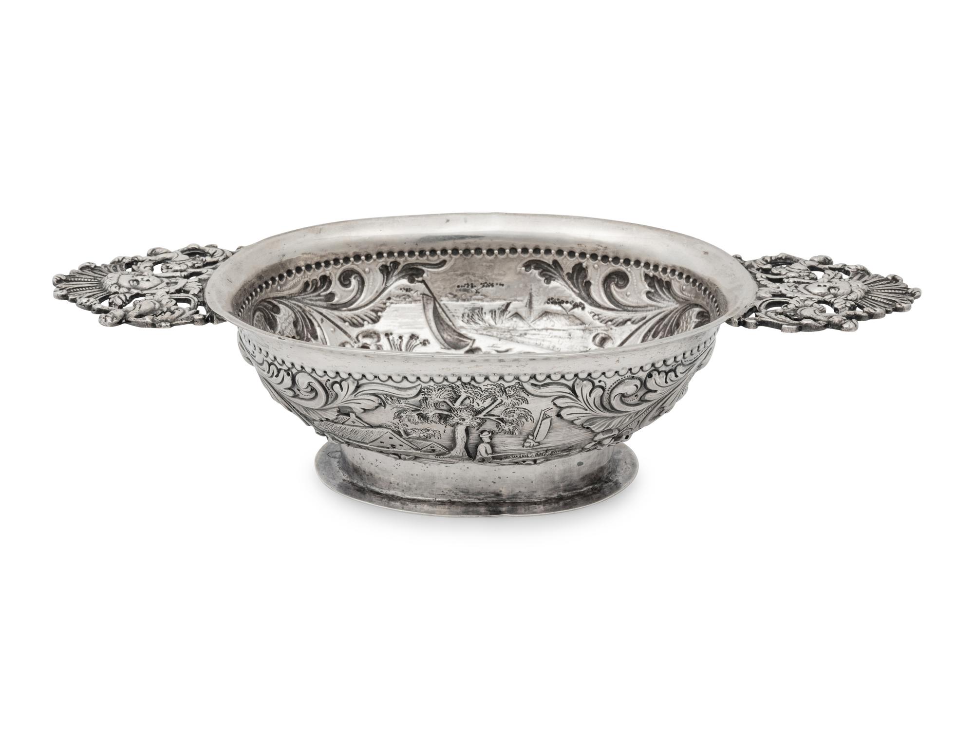 A 20th Century Dutch Silver Bowl
