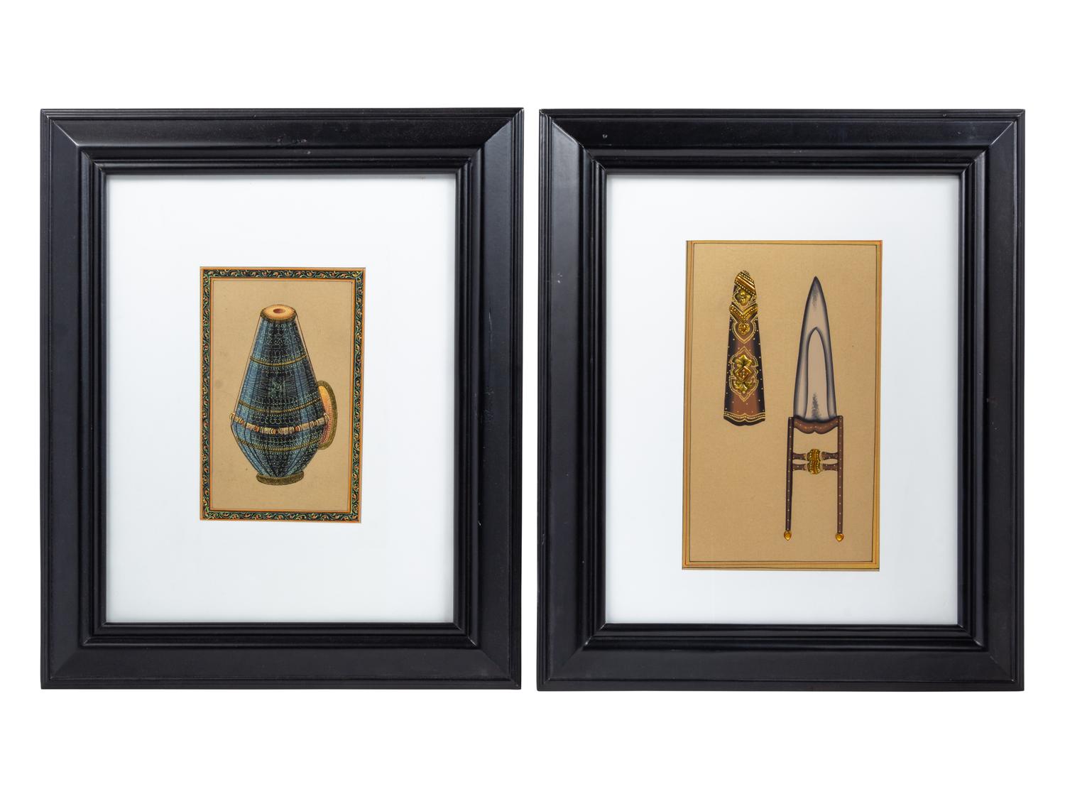 Two Indian Miniature Paintings