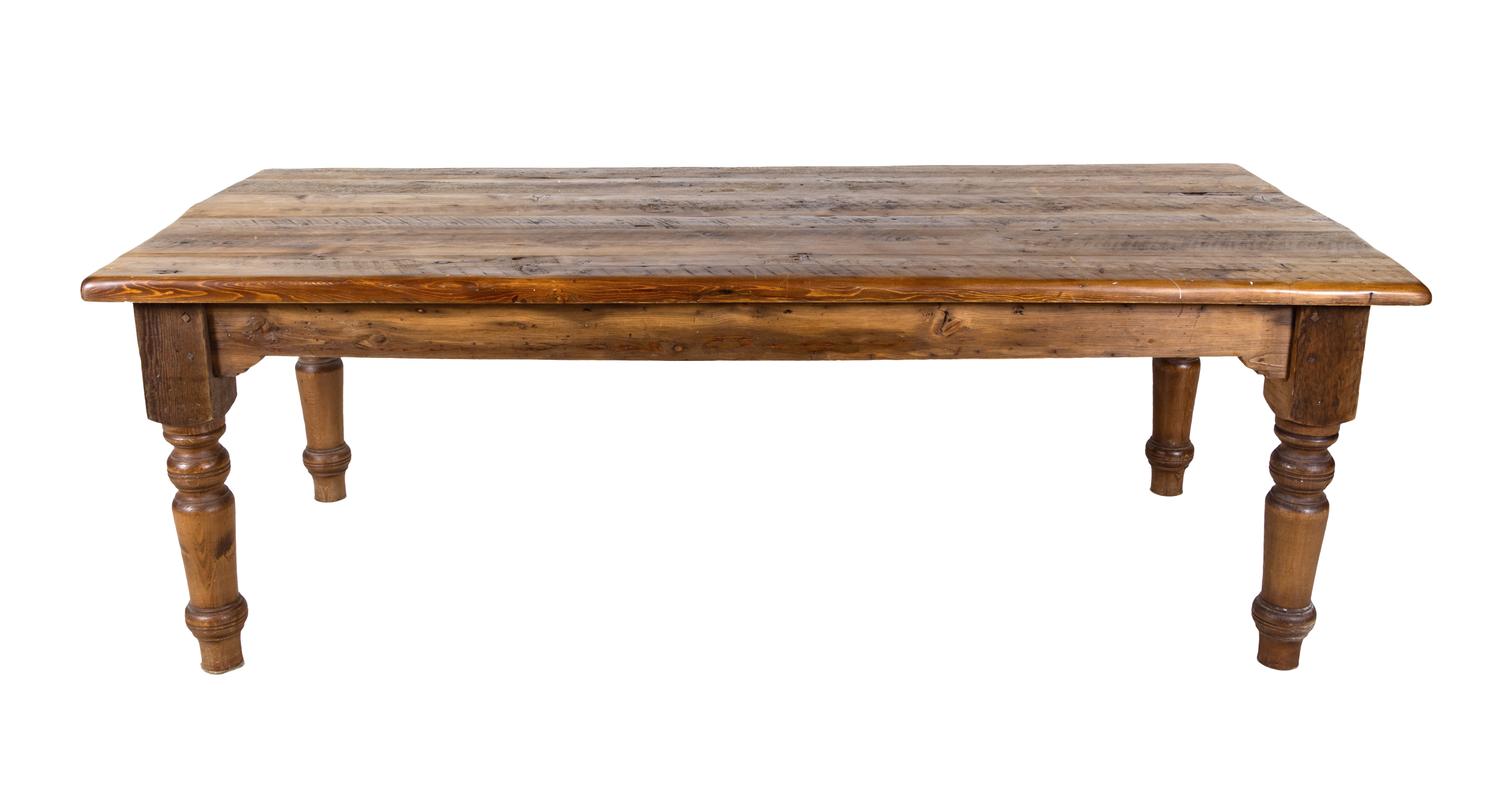 An English Carved Oak Refectory Table