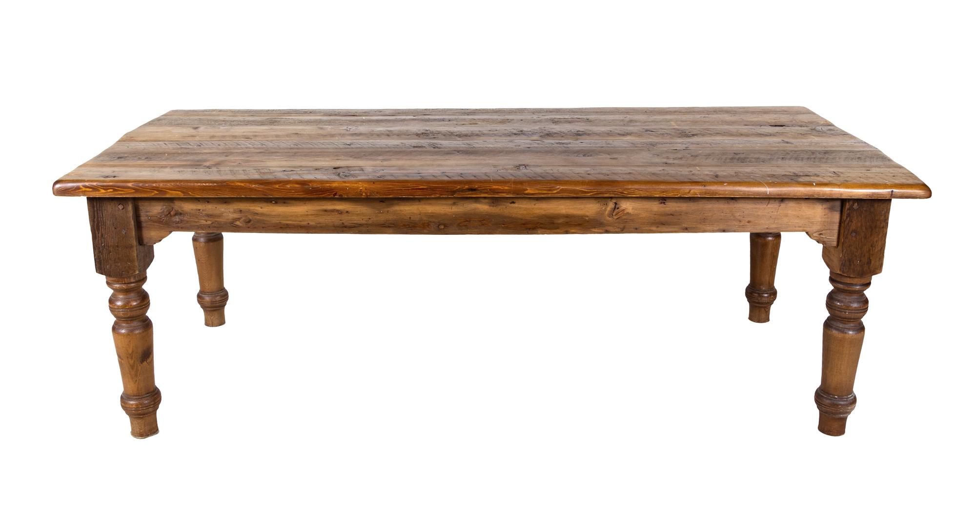 An English Carved Oak Refectory Table