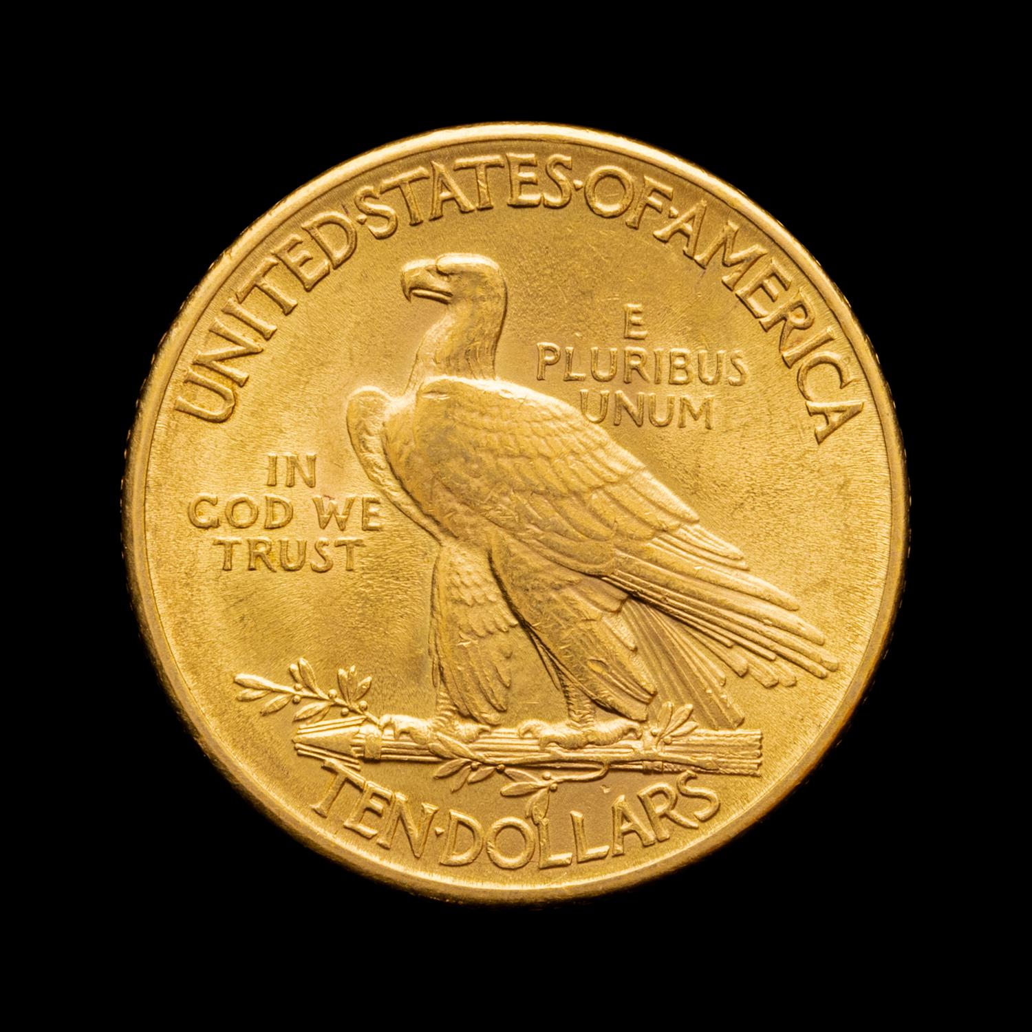 A 1912 Indian Head $10 Gold Coin