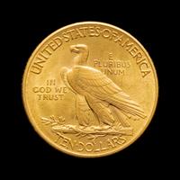 A 1912 Indian Head $10 Gold Coin